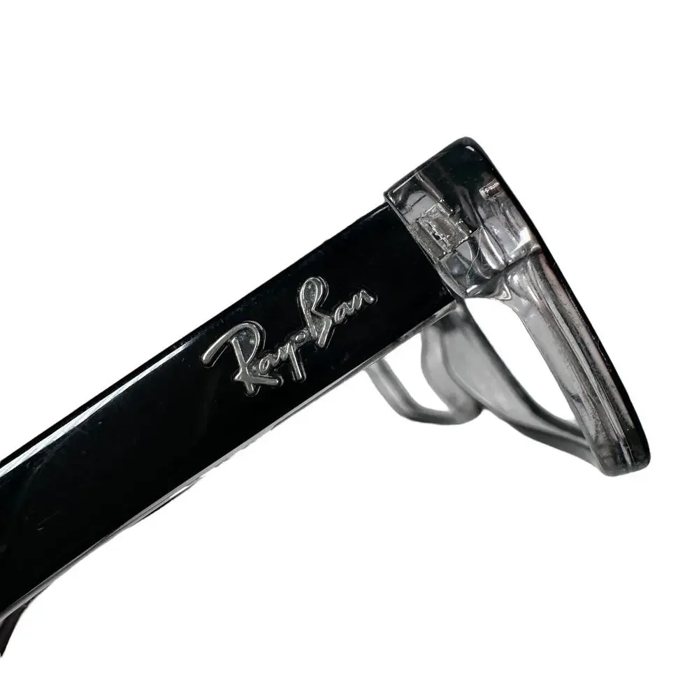 Ray Ban RB1533 Eyeglass Frame Kids Adults Black Clear Full Rim Plastic 47-16-130